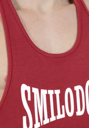 Smilodox Tanktop Classic Pro Dunkelrot/Bordeaux/Rot