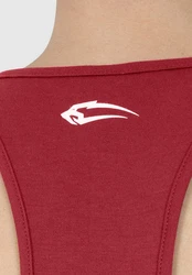 Smilodox Tanktop Classic Pro Dunkelrot/Bordeaux/Rot