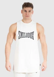 Smilodox Tanktop Classic Pro Oversize Weiß/Creme/Gelb/Rot/Grau