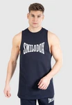Smilodox Tanktop Classic Pro Oversize Dunkelblau/Gelb