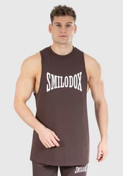 Smilodox Tanktop Classic Pro Oversize Gelb/Braun/Rot/Dunkelbraun