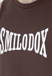 Smilodox Tanktop Classic Pro Oversize Gelb/Braun/Rot/Dunkelbraun