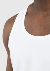 Smilodox Tanktop Karrry Weiß/Schwarz/Creme