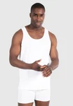 Smilodox Tanktop Karrry Weiß/Schwarz/Creme