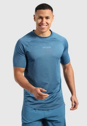 Smilodox T-Shirt Pereira Nachhaltig Blau/Pastell/Hellblau