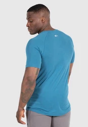Smilodox T-Shirt Timmy Blau/Hellblau/Türkis