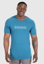 Smilodox T-Shirt Timmy Blau/Hellblau/Türkis