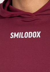 Smilodox Hoodie Maison Dunkelrot