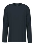 CALIDA Remix Basic Herren Shirt langarm Dunkelblau/Dunkelgrau/Schwarz