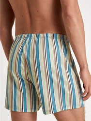 Calida Prints Herren Shorts Blau/Mischfarben/Beige/Creme