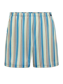 Calida Prints Herren Shorts Blau/Mischfarben/Beige/Creme