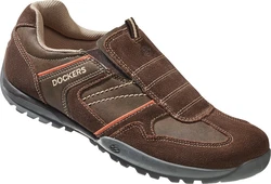 Dockers by Gerli Slipper Dunkelbraun/Braun/Khaki/Grau/Dunkelgrün