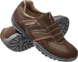 Dockers by Gerli Slipper Dunkelbraun/Braun/Khaki/Grau/Dunkelgrün