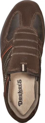 Dockers by Gerli Slipper Dunkelbraun/Braun/Khaki/Grau/Dunkelgrün