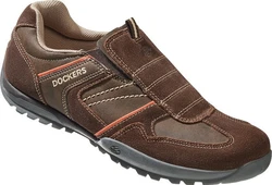 Dockers by Gerli Slipper Dunkelbraun/Braun/Khaki/Grau/Dunkelgrün