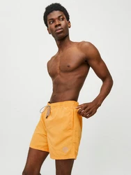 Jack & Jones Badeshorts JPSTFIJI JJSWIM SOLID SN orange/wei