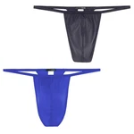 Hom Slip PLUME G-String Blau/Dunkelblau Hom Slip PLUME G-String Blau/Dunkelblau