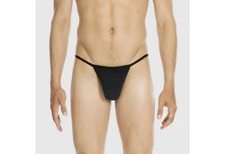 Hom Slip PLUME G-String Schwarz/Dunkelblau/Lila