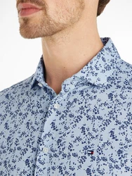 Tommy Hilfiger Langarmhemd CL W-CO/LI DITSY FLOWER SF SHIRT Blau/Hellblau