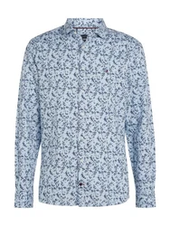 Tommy Hilfiger Langarmhemd CL W-CO/LI DITSY FLOWER SF SHIRT Blau/Hellblau