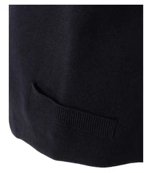 CASAMODA Strickweste uni Dunkelblau/Hellblau/Schwarz