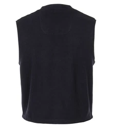 CASAMODA Strickweste uni Dunkelblau/Hellblau/Schwarz