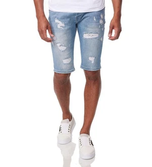 Denim House Jeansbermudas Destroyed Herren Jeans Short Bermuda mit Stretch
