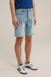 WE Fashion Shorts Hellblau/Blau