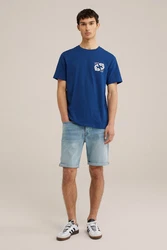 WE Fashion Shorts Hellblau/Blau
