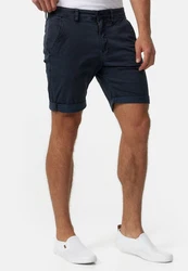 Indicode Chinoshorts Estrada Dunkelblau/Blau/Hellblau