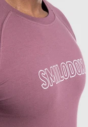 Smilodox T-Shirt Timmy Dunkelrot/Lila/Braun/Bordeaux