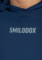 Smilodox Hoodie Maison Dunkelblau/Gelb/Grün/Blau/Grau