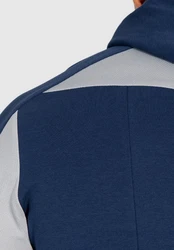 Smilodox Hoodie Maison Dunkelblau/Gelb/Grün/Blau/Grau