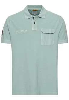 camel active Poloshirt Polo 1/2Arm Grün/Hellgrün/Hellblau/Türkis