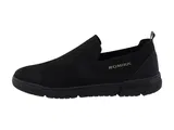 Schwarze Turnschuhe ohne Schnürsenkel image