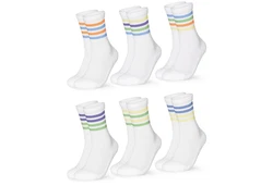 OCCULTO Tennissocken Herren Modell Roger Weiß/Mischfarben/Creme