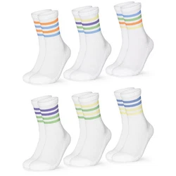 OCCULTO Tennissocken Herren Modell Roger Weiß/Mischfarben/Creme