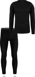 normani Thermounterhemd Herren Merino Unterwäsche-Set Melbourne/Sydney Schwarz