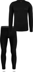 normani Thermounterhemd Herren Merino Unterwäsche-Set Melbourne/Sydney Schwarz