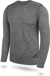 normani Langarmshirt Herren Melbourne Merino Thermounterhemd Baselayer Skipullover 