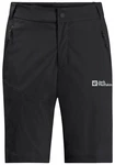 Jack Wolfskin Outdoorhose GLASTAL SHORTS Schwarz/Dunkelgrau/Grau