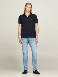 Tommy Hilfiger Poloshirt RWB TIPPED V COLLAR REG POLO Dunkelblau