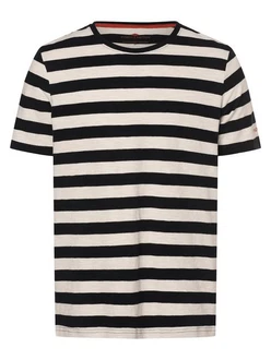 FYNCH-HATTON Rundhalsshirt Beige/Schwarz/Dunkelblau