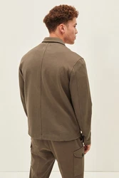 Next Hemdjacke EDIT (1-St) Braun/Beige/Khaki