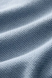 Next Kurzarmhemd mit kubanischem Kragen Blau/Hellblau