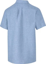Polo Sylt Kurzarmhemd Blau/Hellblau