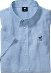 Polo Sylt Kurzarmhemd Blau/Hellblau