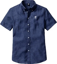 Polo Sylt Kurzarmhemd Blau/Dunkelblau