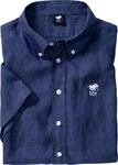 Polo Sylt Kurzarmhemd Blau/Dunkelblau