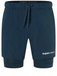 SUPER.NATURAL M Double Layer Shorts Dunkelblau/Hellblau